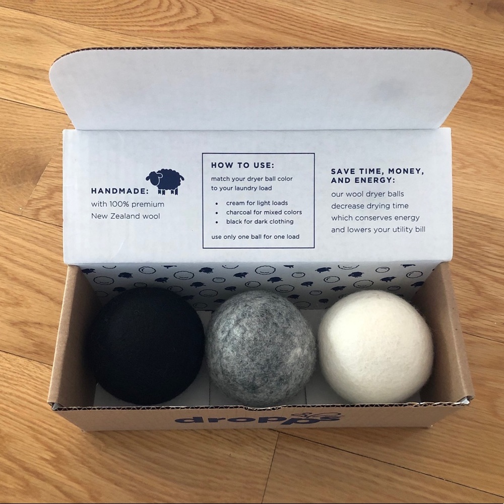 Dropps XL Premium New Zealand 3 Wool Dryer Balls